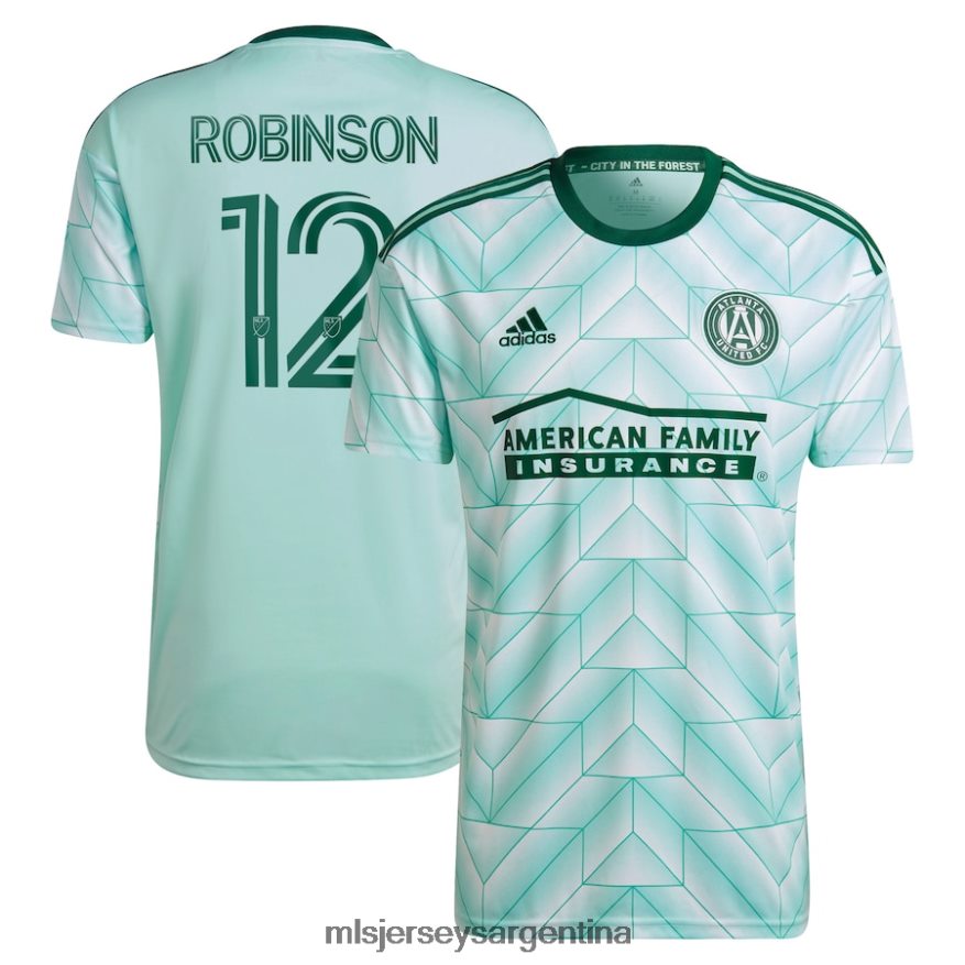 MLS Jerseys hombres atlanta united fc miles robinson adidas mint 2022 the forest kit réplica de camiseta de jugador 2T40R8772 jersey
