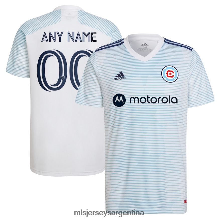 MLS Jerseys hombres chicago fire adidas camiseta blanca réplica del kit lakefront 2022 personalizada 2T40R8964 jersey