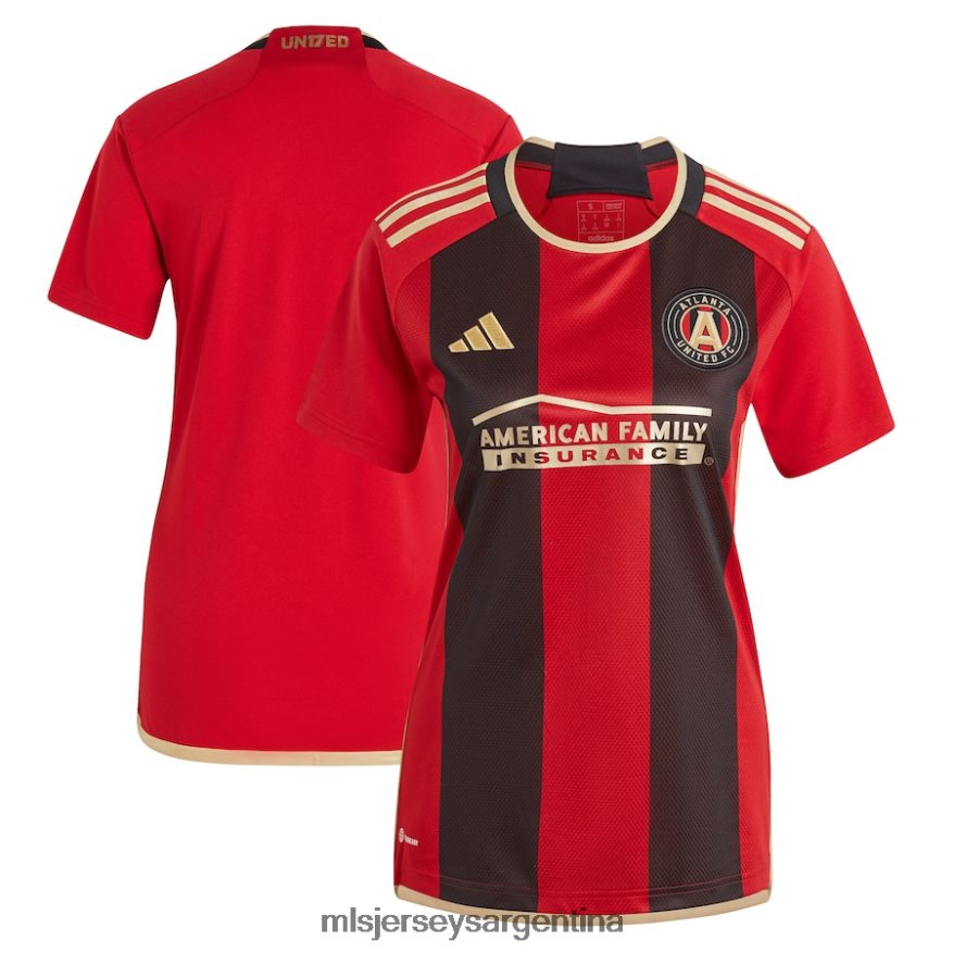 MLS Jerseys mujer camiseta réplica del kit 17 del atlanta united fc adidas negra 2023 2T40R8137 jersey